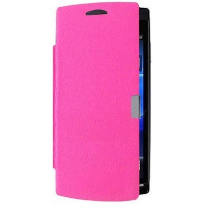 Flip Cover for Sony Ericsson Anzu X12 - Hot Pink