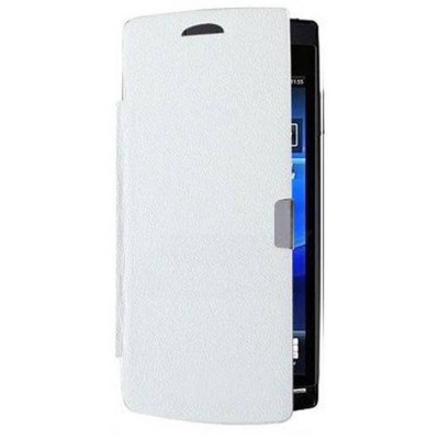 Flip Cover for Sony Ericsson Anzu X12 - Misty Silver