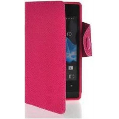 Flip Cover for Sony Xperia miro ST23a - Pink