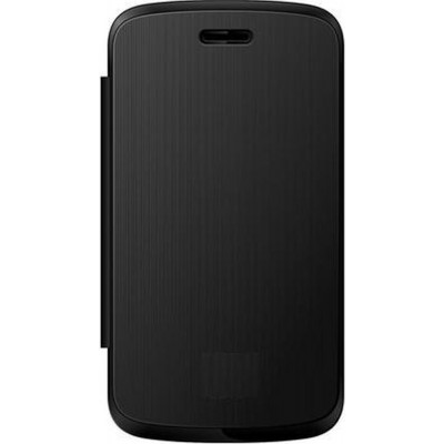 Flip Cover for Spice Mi-350 - Black