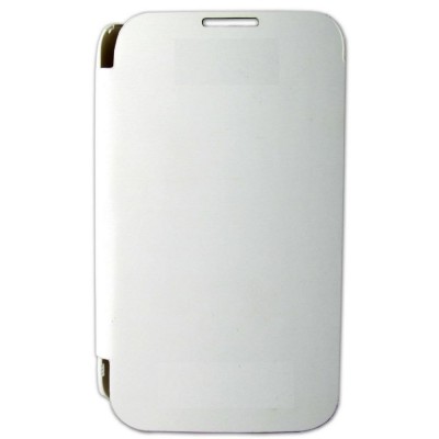 Flip Cover for Spice Mi-492 Stellar Virtuoso Pro+ - White