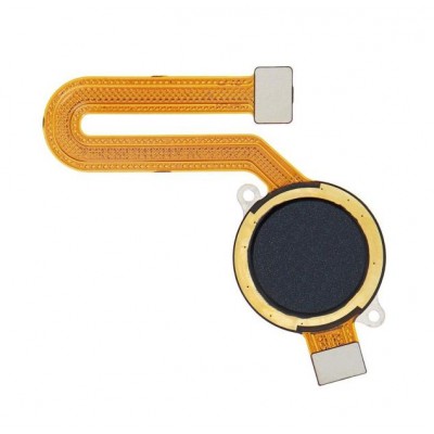 Fingerprint Sensor Flex Cable For Motorola Moto G Pure 2021 Black By - Maxbhi Com