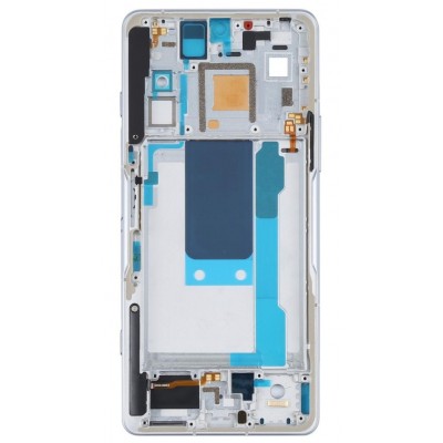 Lcd Frame Middle Chassis For Xiaomi 11t White By - Maxbhi Com