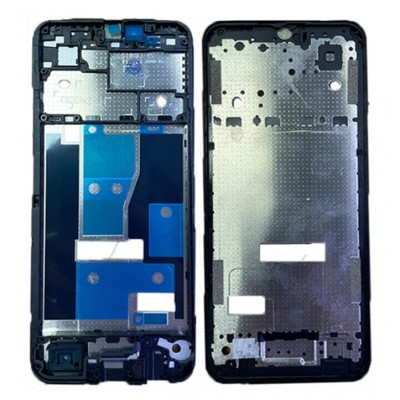 Lcd Frame Middle Chassis For Realme C33 White By - Maxbhi Com