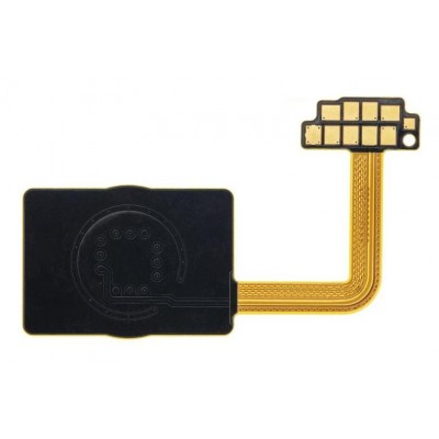 Fingerprint Sensor Flex Cable For Lg Q9 Black By - Maxbhi Com