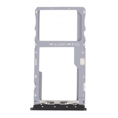 Sim Card Holder Tray For Tcl 20e Black - Maxbhi Com
