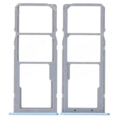 Sim Card Holder Tray For Oppo A17 Blue - Maxbhi Com