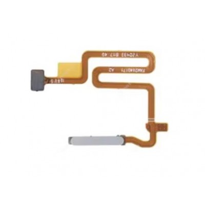 Fingerprint Sensor Flex Cable For Realme Q2 White By - Maxbhi Com