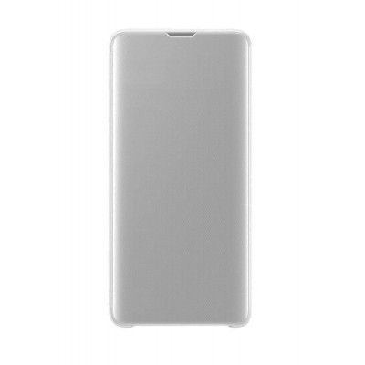 Flip Cover For Realme Q2i Silver By - Maxbhi Com