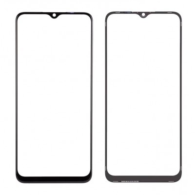 Replacement Front Glass For Realme Q2i White By - Maxbhi Com