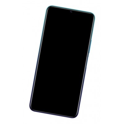 Lcd Frame Middle Chassis For Vivo Y20 2021 Blue By - Maxbhi Com