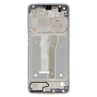 Lcd Frame Middle Chassis For Motorola Moto G Power 2021 White By - Maxbhi Com