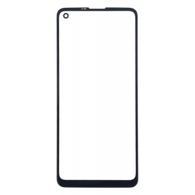 Replacement Front Glass For Motorola Moto G Power 2021 Black By - Maxbhi Com