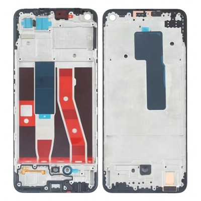 Lcd Frame Middle Chassis For Oppo Reno 5 Lite Black By - Maxbhi Com