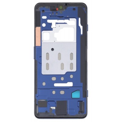 Lcd Frame Middle Chassis For Xiaomi Black Shark 4 Blue By - Maxbhi Com