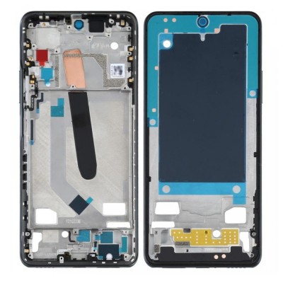 Lcd Frame Middle Chassis For Xiaomi Redmi K40 Pro Plus Black By - Maxbhi Com