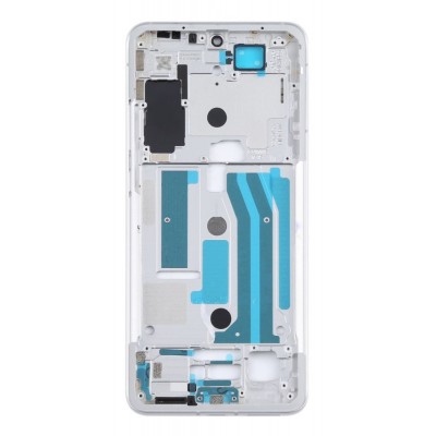 Lcd Frame Middle Chassis For Meizu 18 White By - Maxbhi Com
