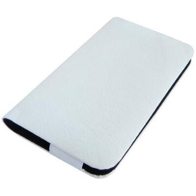 Flip Cover for Celkon A8+ - White