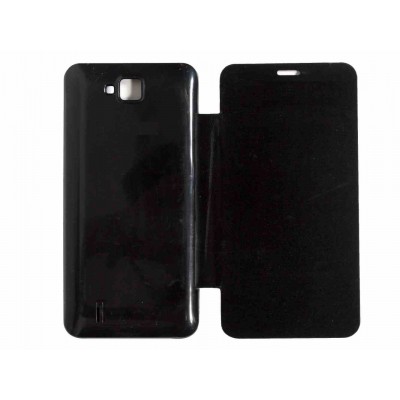 Flip Cover for Karbonn A12 - Black