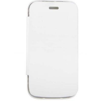 Flip Cover for Micromax A68 Smarty 4.0 - White