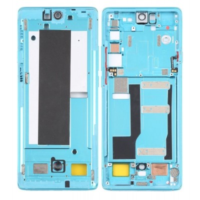 Lcd Frame Middle Chassis For Tcl 20 Pro 5g Blue By - Maxbhi Com