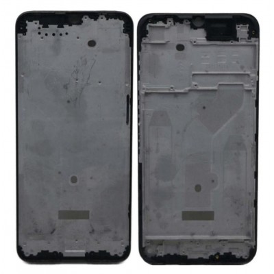 Lcd Frame Middle Chassis For Tecno Spark 7p Black By - Maxbhi Com