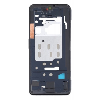 Lcd Frame Middle Chassis For Xiaomi Black Shark 4 Pro Grey By - Maxbhi Com