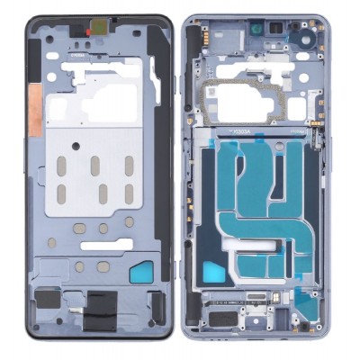 Lcd Frame Middle Chassis For Xiaomi Black Shark 4 Pro White By - Maxbhi Com