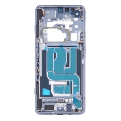 Lcd Frame Middle Chassis For Xiaomi Black Shark 4 Pro White By - Maxbhi Com