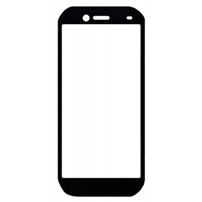 Replacement Front Glass For Cat S42 H Plus Black By - Maxbhi Com