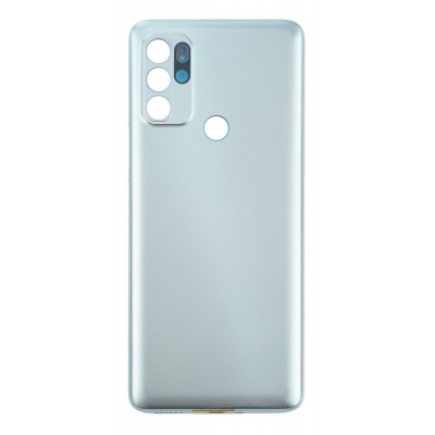 Back Panel Cover For Motorola Moto G60s White - Maxbhi Com