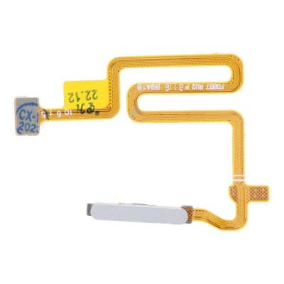 Fingerprint Sensor Flex Cable For Oppo A54s Silver By - Maxbhi Com