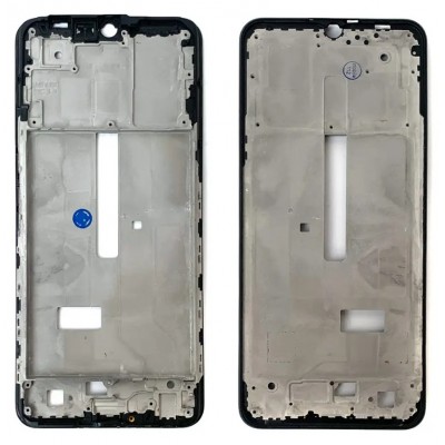 Lcd Frame Middle Chassis For Vivo Y55s 5g White By - Maxbhi Com