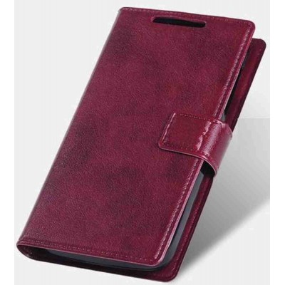 Flip Cover for Lenovo A630T - Wine Red