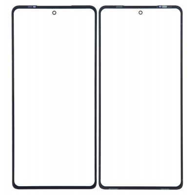 Replacement Front Glass For Motorola Edge X30 5g Black By - Maxbhi Com