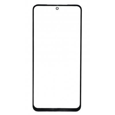 Replacement Front Glass For Xiaomi Poco M4 Pro Black By - Maxbhi Com