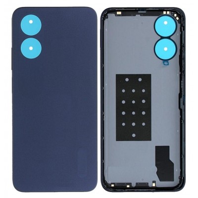 Back Panel Cover For Oppo A17 Black - Maxbhi Com