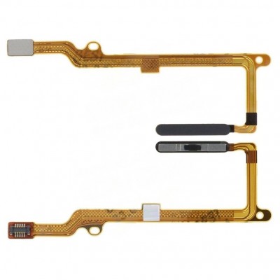 Fingerprint Sensor Flex Cable For Honor X8 Black By - Maxbhi Com