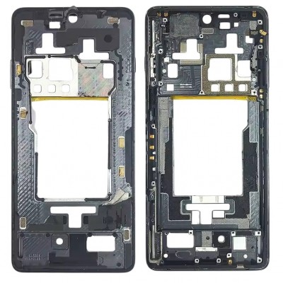 Lcd Frame Middle Chassis For Xiaomi Black Shark 5 Pro White By - Maxbhi Com