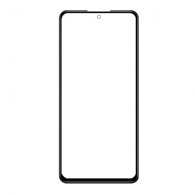 Replacement Front Glass For Xiaomi Redmi Note 11e Pro Black By - Maxbhi Com