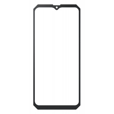 Replacement Front Glass For Blackview Bv7100 Black By - Maxbhi Com