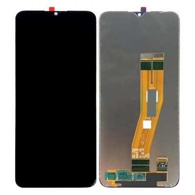 Lcd With Touch Screen For Samsung Galaxy M04 Black By - Maxbhi Com