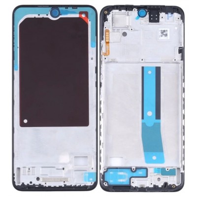 Lcd Frame Middle Chassis For Xiaomi Redmi 11 Prime Black By - Maxbhi Com