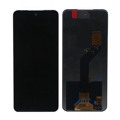Display for Infinix Hot 20 Play Black (Combo Folder) by Maxbhi.com