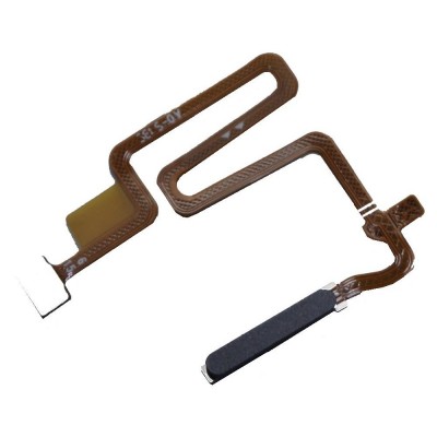 Fingerprint Sensor Flex Cable For Oppo A57e Black By - Maxbhi Com