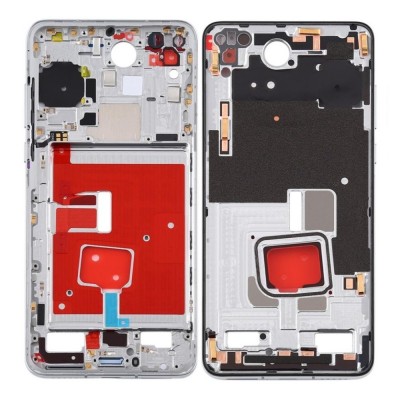 Lcd Frame Middle Chassis For Huawei P40 4g Silver By - Maxbhi Com