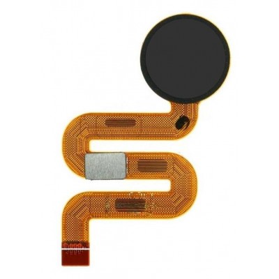 Fingerprint Sensor Flex Cable For Wiko View Black By - Maxbhi Com