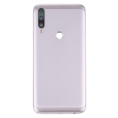 Back Panel Cover For Asus Zenfone Max Plus M2 Zb634kl Silver - Maxbhi Com