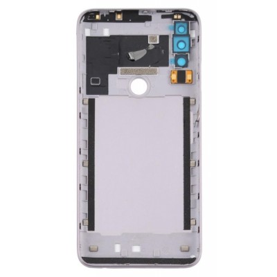 Back Panel Cover For Asus Zenfone Max Plus M2 Zb634kl Silver - Maxbhi Com