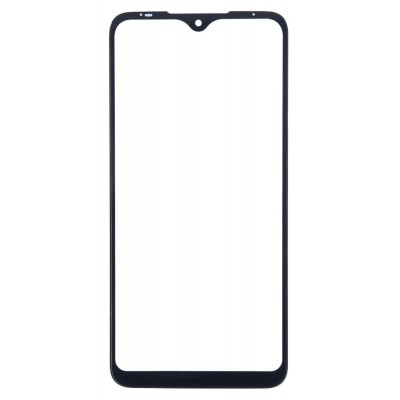 Replacement Front Glass For Motorola Moto G8 Play Black By - Maxbhi Com